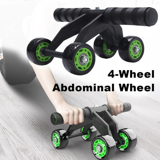 Four-Wheeled Abdominal Roller for home workouts