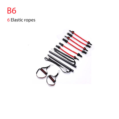 body workout trainer bar with resistance bands