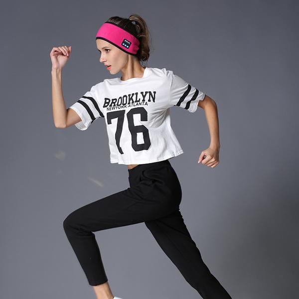 Wireless Bluetooth compatible yoga Headband Outdoor Fitness 