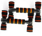 H-shaped Pushup Stand Sponge Hand Grip Fitness Chest Trainer
