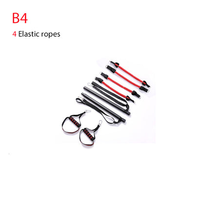 body workout trainer bar with resistance bands
