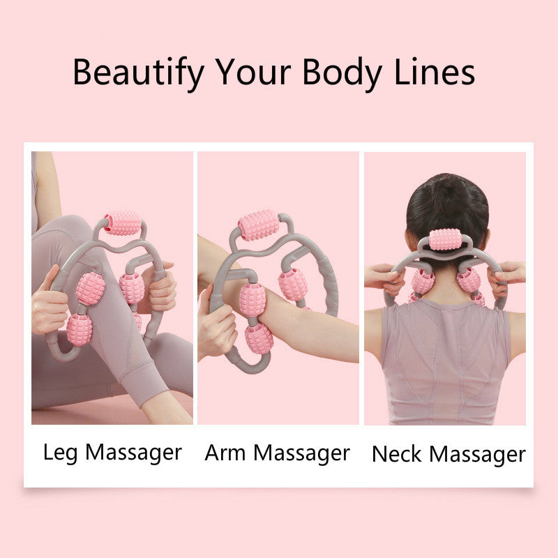 u shape massage roller