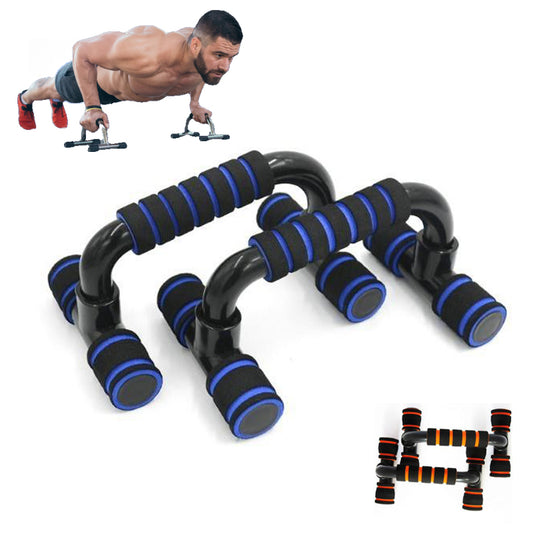 H-shaped Pushup Stand Sponge Hand Grip Fitness Chest Trainer