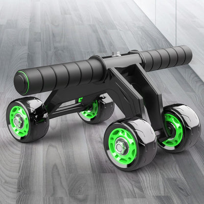 Four-Wheeled Abdominal Roller for home workouts