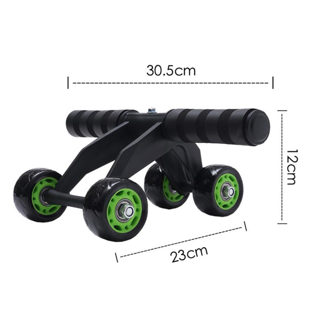Four-Wheeled Abdominal Roller for home workouts