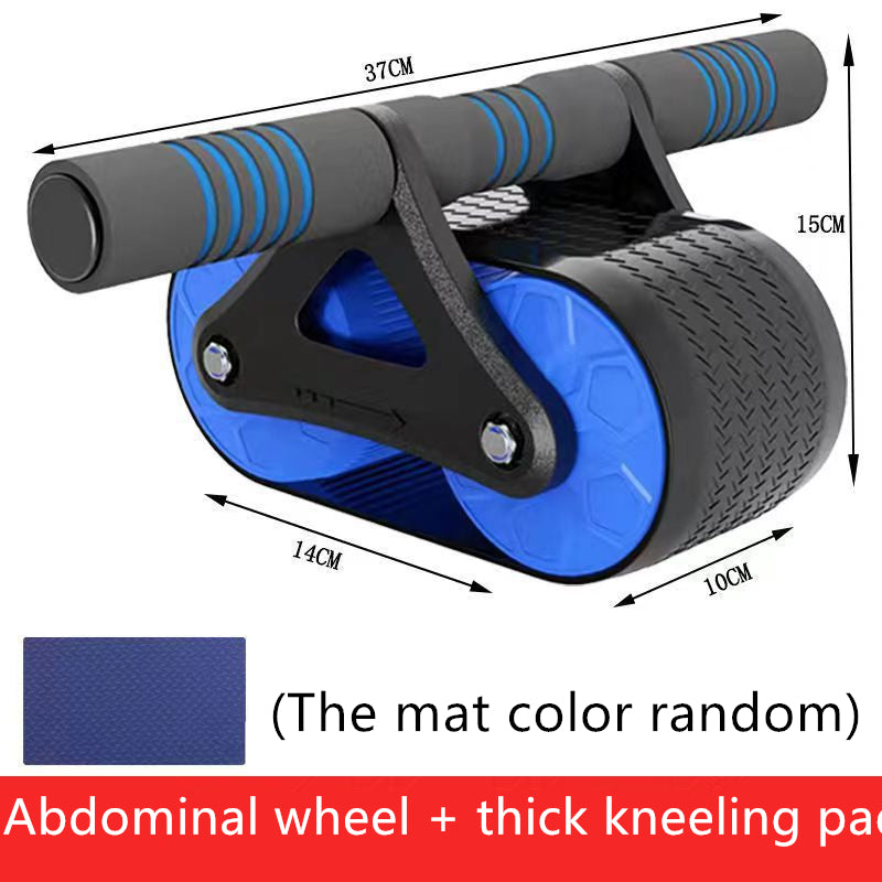Automatic Rebound Ab Wheel Roller Double Wheel Core Trainer