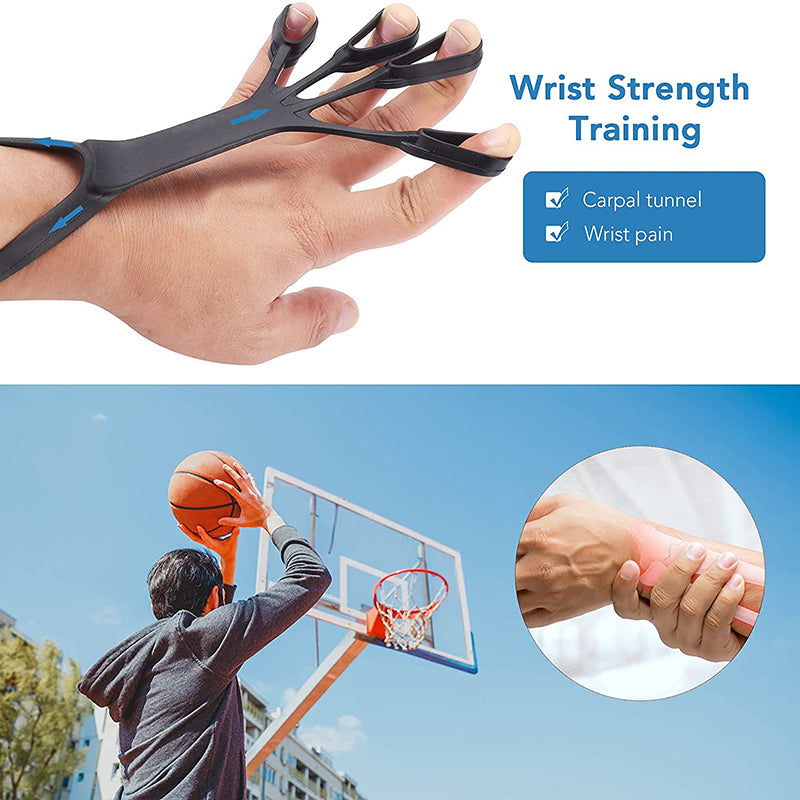 Silicone Grip Device Finger Exercise Stretcher Hand Trainer 