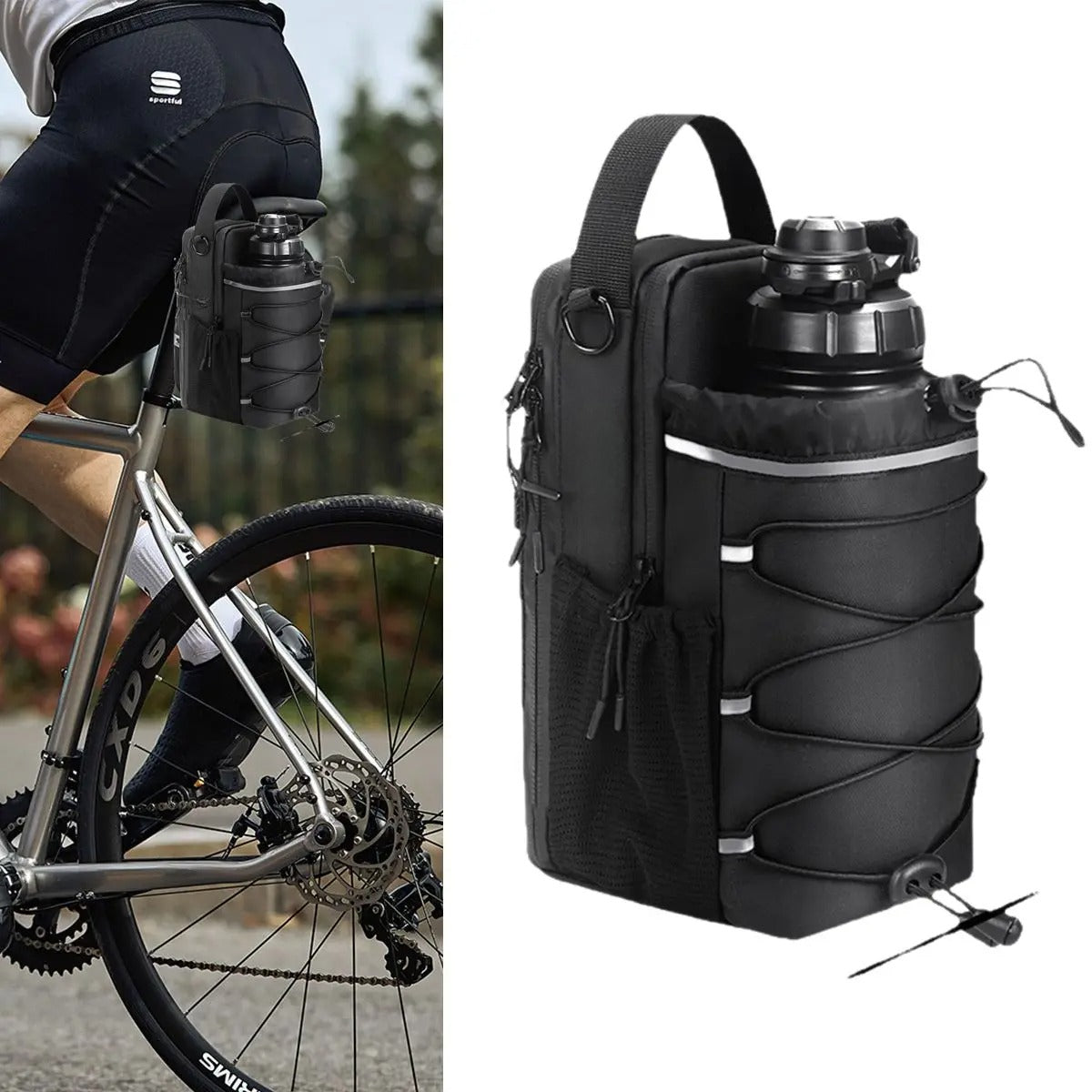 magnetic gym crossbody bag