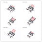 body workout trainer bar with resistance bands