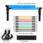 Portable Pilates Bar with resistance bands